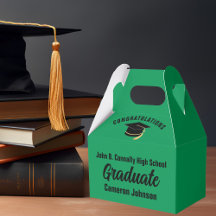 Festa de Formatura Personalizada Verde Preta Gradu