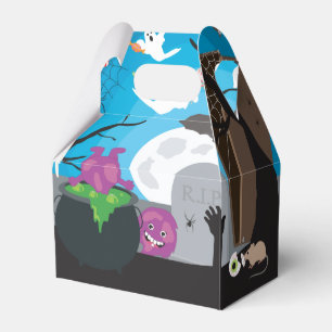 Caixinha De Lembrancinhas Festa de Halloween do Monstro das Crianças