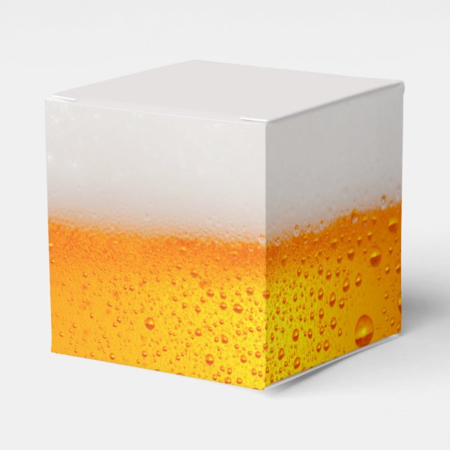 Caixinha De Lembrancinhas Festa de hora feliz do bebendo de cerveja divertid (Frente)