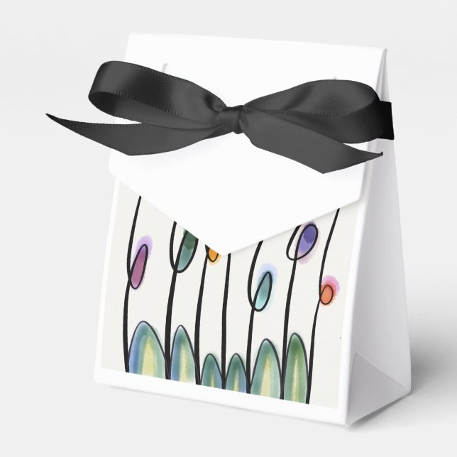 Caixinha De Lembrancinhas Festa de jardim ou casamento de jardim (Frente)