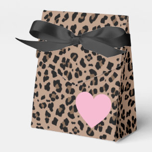 Caixinha De Lembrancinhas Festa de Leopardo e Rosa