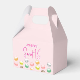 Caixinha De Lembrancinhas Festa de Macarons Sweet 16