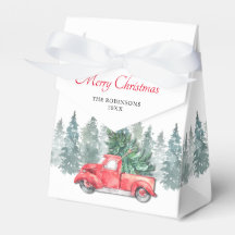 Festa de Natal do Caminhão Vermelho Antigo