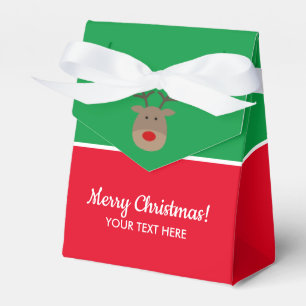 Caixinha De Lembrancinhas Festa de Natal personalizada de desenho de renas