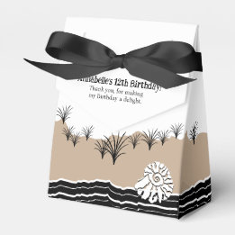 Caixinha De Lembrancinhas Festa de Praia com Estilo Feliz 12º Aniversário