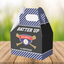 Festa de primeiro aniversario de beisebol