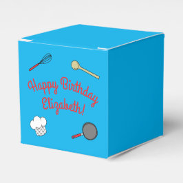 Caixinha De Lembrancinhas Festa de primeiro aniversario de Cozinhar de Chef