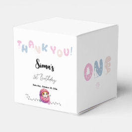 Caixinha De Lembrancinhas Festa de primeiro aniversario de Gatinha