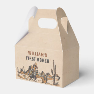 Caixinha De Lembrancinhas Festa de primeiro aniversario Rodeo Ocidental