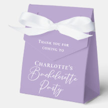 Festa de Solteira Lilás Roxo Chic Personalizada
