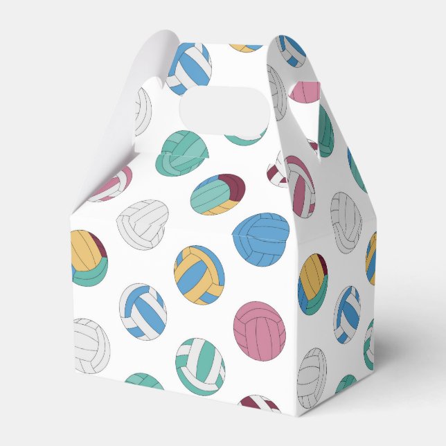 Caixinha De Lembrancinhas Festa legal de volichões esportivos (Verso)