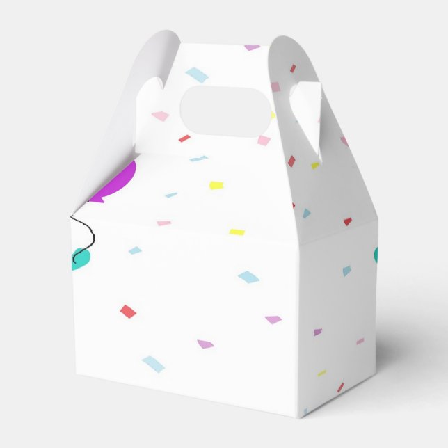 Caixinha De Lembrancinhas Festa monstruosa em branco (Frente)