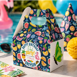 Caixinha De Lembrancinhas Festa na Piscina | Festa de Aniversário Moderna co
