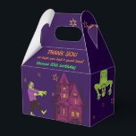 Caixinha De Lembrancinhas Festa Zombie Birthday Kids<br><div class="desc">Transforme seu aniversário em uma comemoração inesquecível para você e seus hóspedes com este design animado e colorido que apresenta zombies,  múmias,  cemitérios,  doces e muito mais. Personalize facilmente com seus detalhes,  e você está pronto para ir. Aproveite sua festa de aniversário</div>