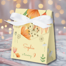 Caixinha De Lembrancinhas festas de aniversário de flores e de gatos