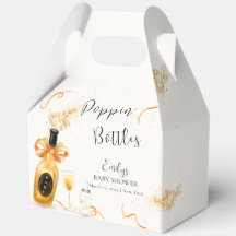 Festas de Chás de Bebê Garrafas de Champanhe Poppi