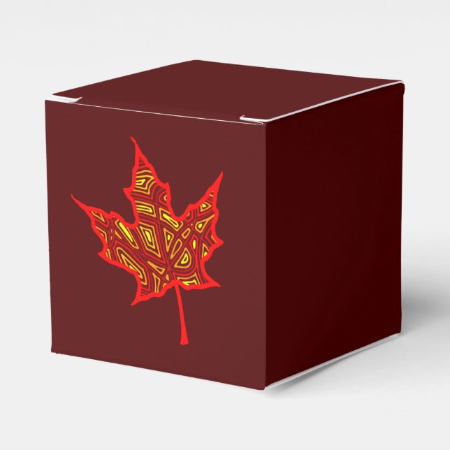 Caixinha De Lembrancinhas Fiery Leaf (Frente)