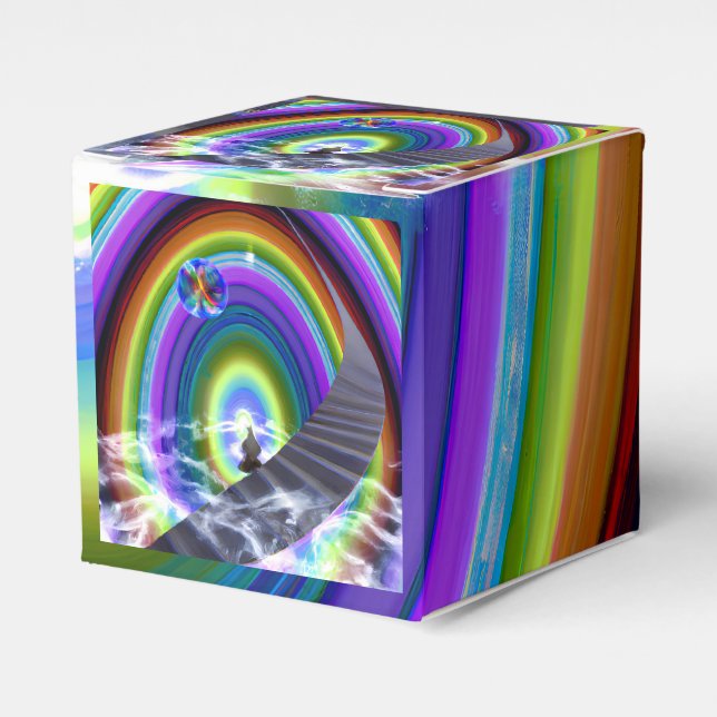 Caixinha De Lembrancinhas Figura Misteriosa no Stargate Inter-Dimensional (Frente)