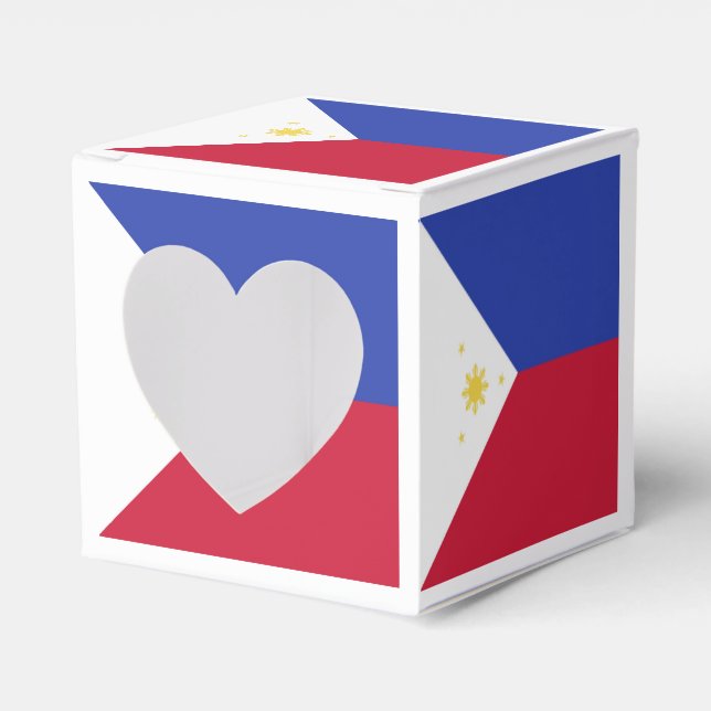 Caixinha De Lembrancinhas Filipinas Flag Emblem (Frente)