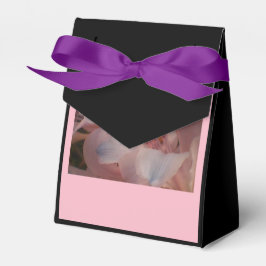 Caixinha De Lembrancinhas Fita Rosa Lily Purple