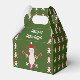 Caixinha De Lembrancinhas Fixe de Natal Axolotl Personalizado