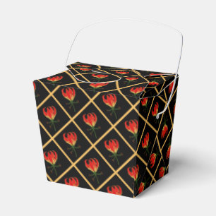 Caixinha De Lembrancinhas Flame Lily Gloriosa Favor Box