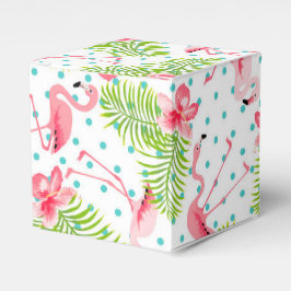 Caixinha De Lembrancinhas Flamingo Favor Box