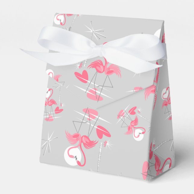 Caixinha De Lembrancinhas Flamingo Love Multi-Favor Box (Frente)
