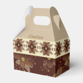 Caixinha De Lembrancinhas Flieal castanho escuro