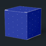 Caixinha De Lembrancinhas Flocos de neve brancos pequenos cobalto azul<br><div class="desc">Flocos de neve brancos flocos de neve pequenos pontos cobalto azul presente Favor Excelente Box para presentes de Natal,  Férias e Aniversário</div>