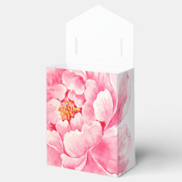 Caixinha De Lembrancinhas Flor de Peony Rosa