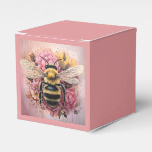 Caixinha De Lembrancinhas Flor Romântica De Estilo Mono-ha De Grafite
