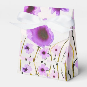 Caixinha De Lembrancinhas Flor roxa Favor box