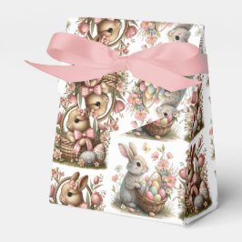 Caixinha De Lembrancinhas Flor silvestre de páscoa de coelho