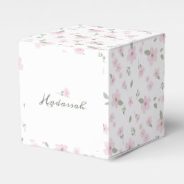 Caixinha De Lembrancinhas Floral Baby Girl Favor Box