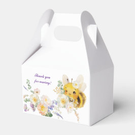 Caixinha De Lembrancinhas Floral Bee Favor Box