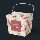 Caixinha De Lembrancinhas Floral Branco Vermelho Lindo<br><div class="desc">Floral Branco Vermelho Lindo Casamento</div>