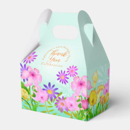 Caixinha De Lembrancinhas Floral Garden Tent Box