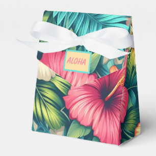 Caixinha De Lembrancinhas Floral havaiano/tropical
