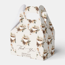 Caixinha De Lembrancinhas Floral Love is Breing Chá de panela Obrigado