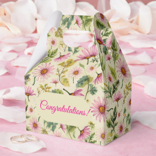 Caixinha De Lembrancinhas Floral Pastel