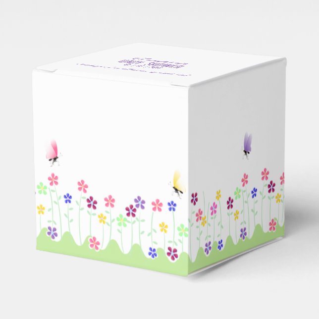 Caixinha De Lembrancinhas Floral Primavera simples e cômodo (Frente)