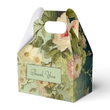 Floral Rosa Verde Vintage Personalizado