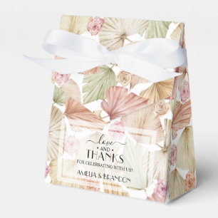 Caixinha De Lembrancinhas Flores Chic e Chá de panela de Folhas