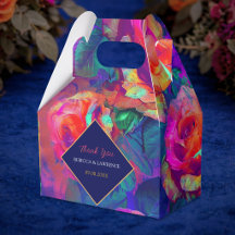 Flores coloridas brilhantes e elegantes casamento