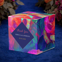 Flores coloridas brilhantes e elegantes casamento