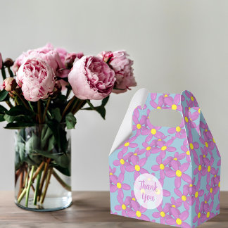 Caixinha De Lembrancinhas Flores Cor-de-Rosa, Flores, Personalidades Florais
