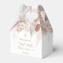 flores de boho Primeira Comunhão Santa