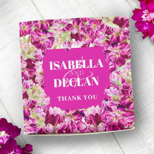 Caixinha De Lembrancinhas Flores-de-rosa-escuro flor-d-água