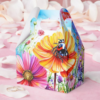 Caixinha De Lembrancinhas Flores e Damibugs